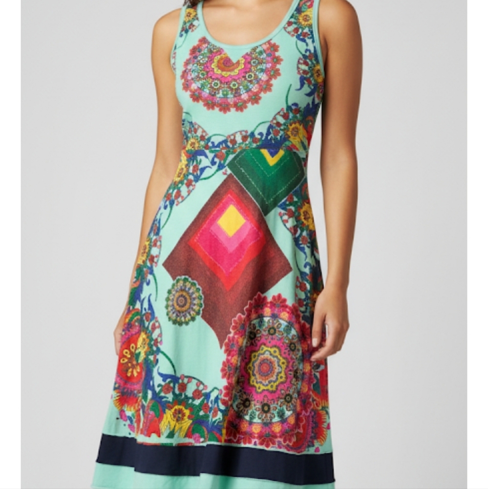 Beautiful summer dress Patterned Sleeveless Dress - Picture 3 of 8